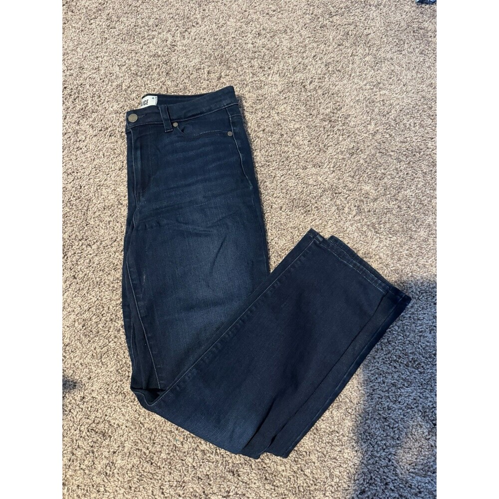 PAIGE Hoxton Ankle High Rise Skinny Jeans Size 28 Indigo Blue Made in USA